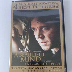1/$7… 2/$12… 3/$15… 5/$20 🎥 DVD Movies, films, películas ✨ A Beautiful Mind